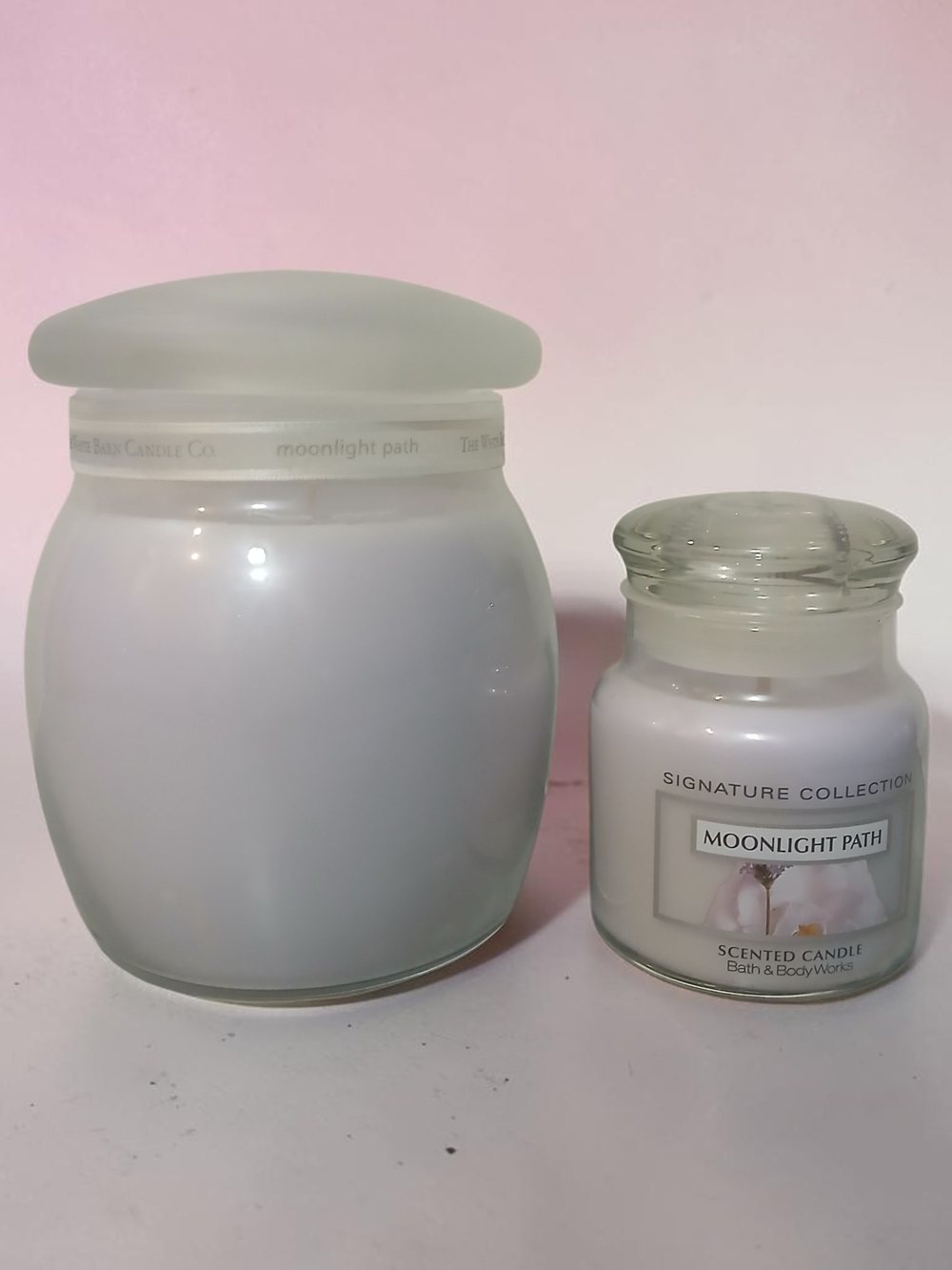Bath & Body Works White Moonlight Path Jar Candles - Signature Collection